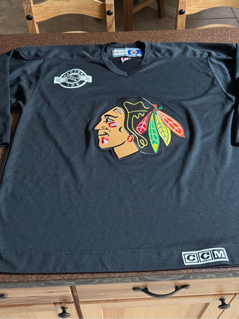 CCM Chicago Blackhawks practice hockey jersey